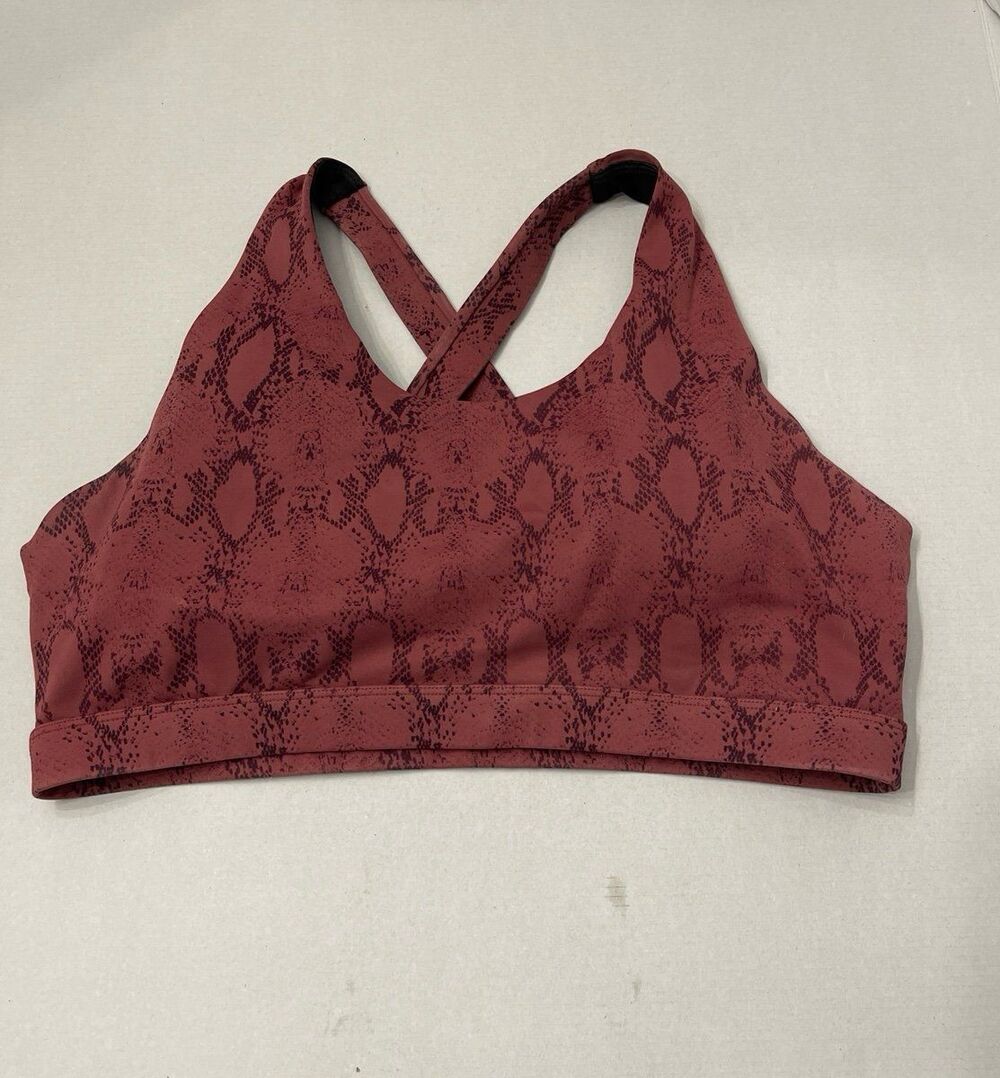 Running Girl Criss-Cross Back Sports Bra Size XL